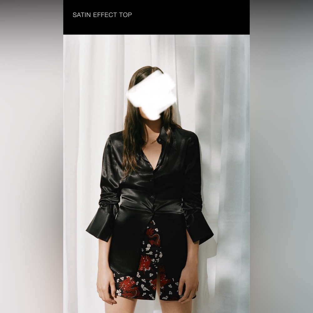 ZARA SATIN EFFECT